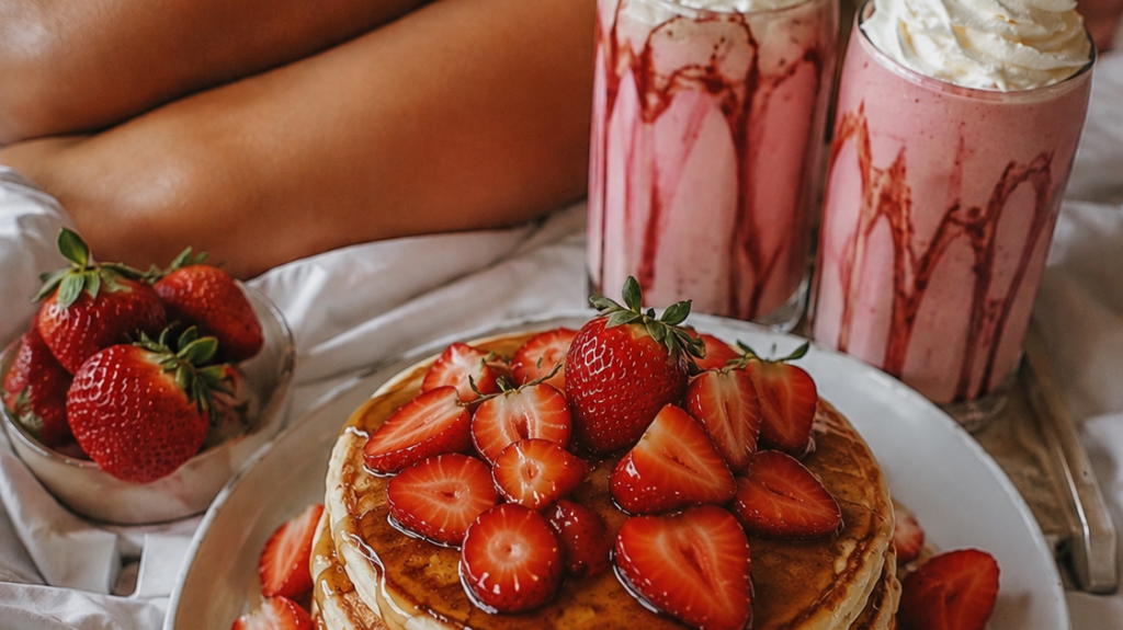 Petit-déjeuner au lit
